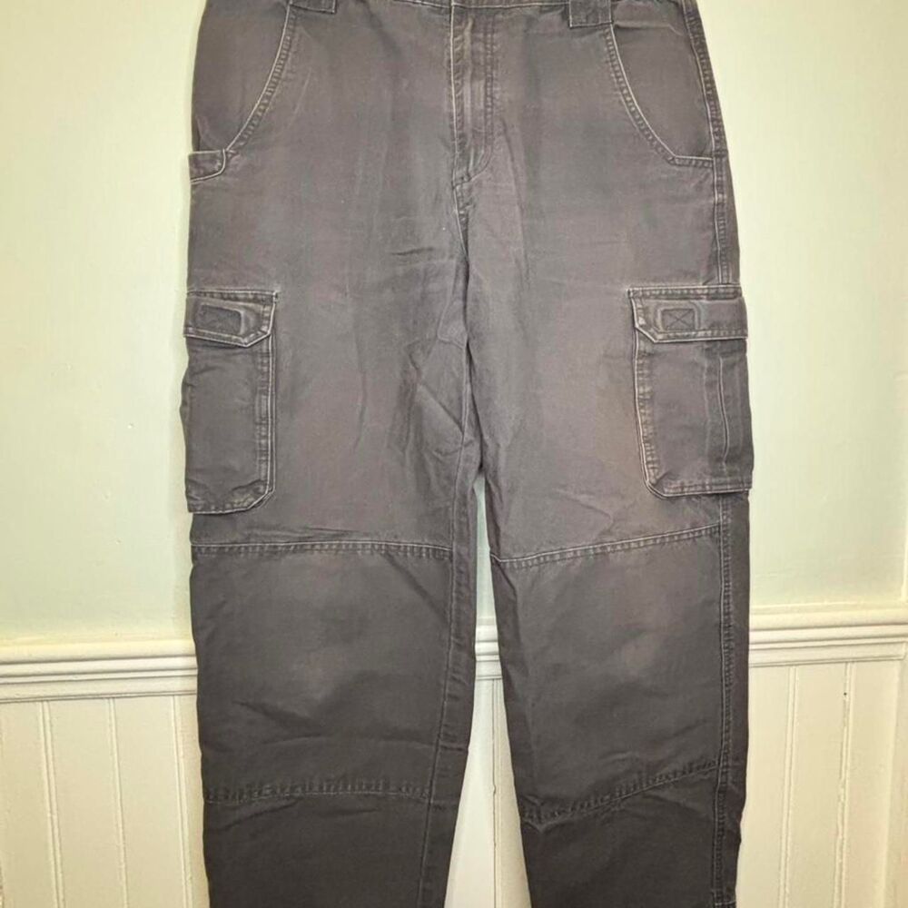 Cabela’s Gray Cargo Pants 34x30 Utility Hiking Workwear Outdoors Men